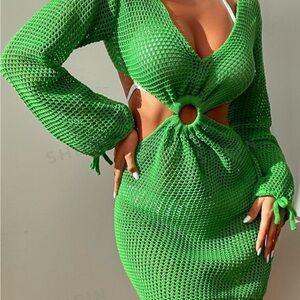 Cut out cover up dress